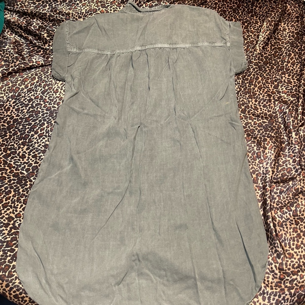 Anthropologie Cloth & Stone Button Up Mini Dress - Picture 10 of 12
